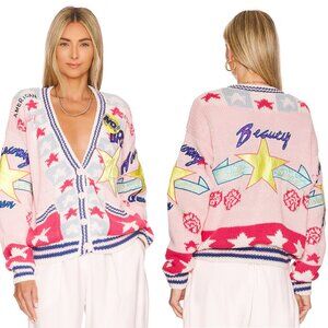 No! Jeans American Beauty Cardigan Sweater Large